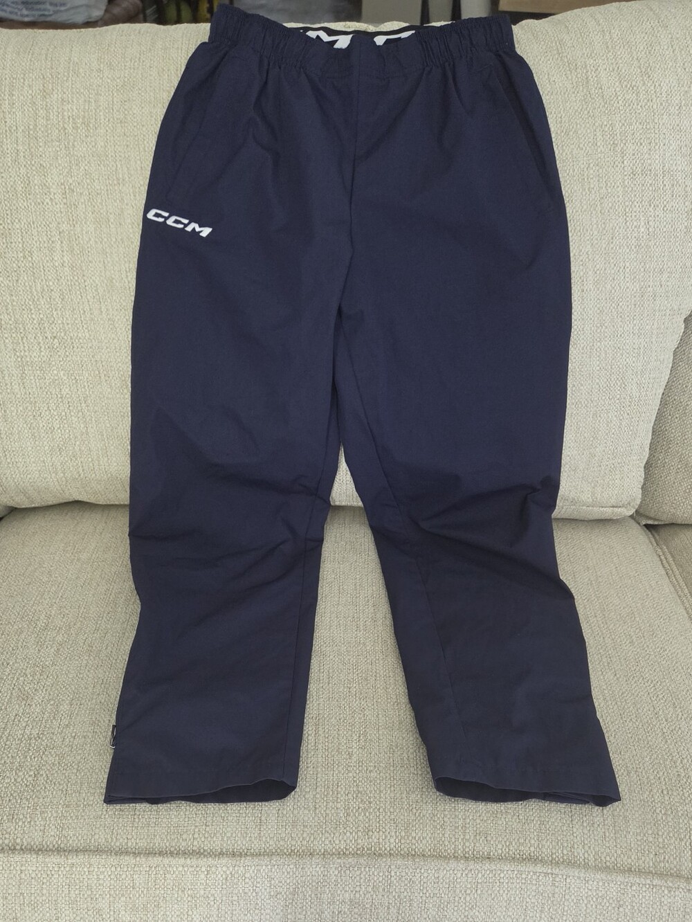 CCM Navy Blue Athletic Warm Up Pants - Picture 2 of 16
